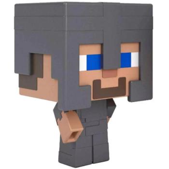 Minecraft Mob Head Minis: Nagyfejű Steve alvilági pán mini figura - Mattel kép