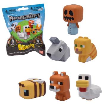 Minecraft: SquishMe mini puha meglepetés figura 1db kép