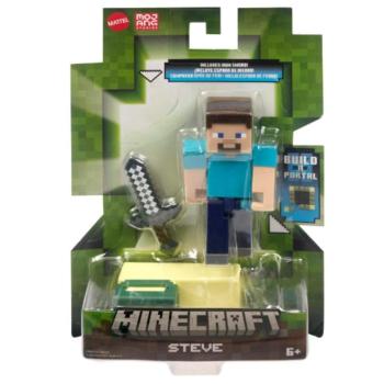 Minecraft Steve figura karddal - Mattel kép