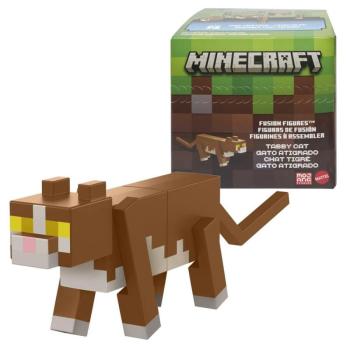 Minecraft: Tabby Cat karakter játékfigura - Mattel kép