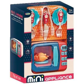 Mini Appliance mikrohullámú sütő játékszett fénnyel kép