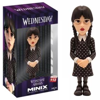 Minix: Wednesday – Wednesday Addams figura, 12 cm kép