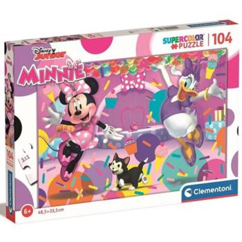 Minnie egér és barátai Supercolor Maxi puzzle 104db-os - Clementoni kép