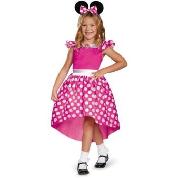 Minnie egér: Pink jelmez - 109-123 cm kép