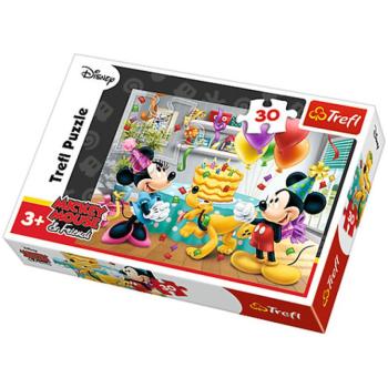 Minnie: Születésnapi torta 30 db-os puzzle - Trefl kép