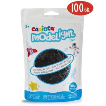 Modelight 100g-os fekete gyurma - Carioca kép