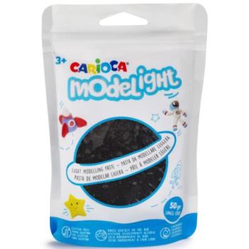 Modelight 50g-os fekete gyurma - Carioca kép