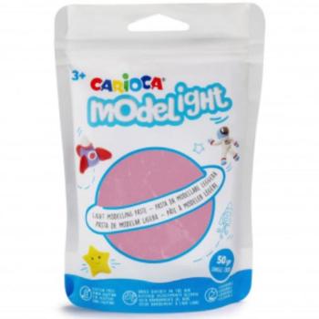 Modelight 50g-os rózsaszín gyurma - Carioca kép