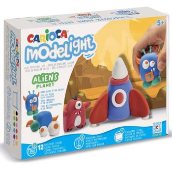 Modelight Maxi Play Box Űrlények gyurma szett - Carioca kép