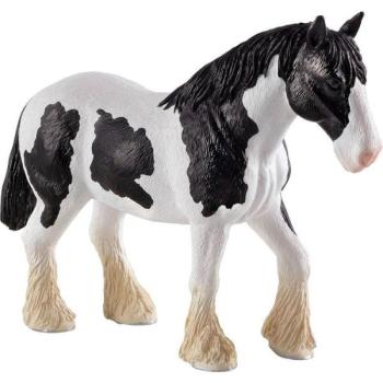 Mojo Clydesdale ló fekete-fehér figura kép