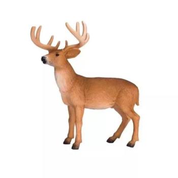 Mojo: Fehérfarkú szarvasbika - kézzel festett figura kép