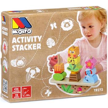 Molto: Nature Activity Stacker egyensúlyozó fa játék kép