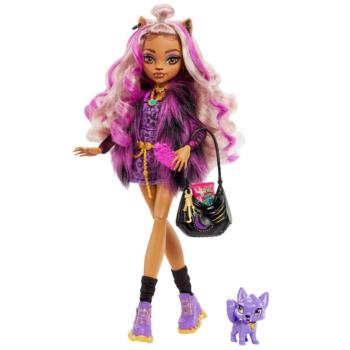 Monster High™: Clawdeen Wolf baba kisállattal és kiegészítőkkel - Mattel kép