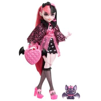 Monster High™: Draculaura baba kisállattal és kiegészítőkkel - Mattel kép