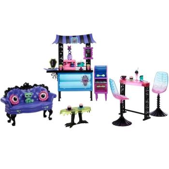 Monster High™: Rémébresztő kávézó bútorokkal, kisállattal és kiegészítőkkel - Mattel kép