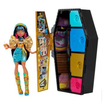 Monster High: Szörnyen jó rémköznapok - Cleo De Nile baba szett meglepetés kiegészítőkkel - Mattel kép