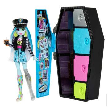 Monster High: Szörnyen jó rémköznapok - Frankie Stein baba szett meglepetés kiegészítőkkel - Mattel kép