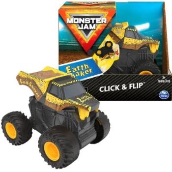 Monster Jam: Click &amp; Flip - Earth Shaker hátrahúzhatós kisautó kép