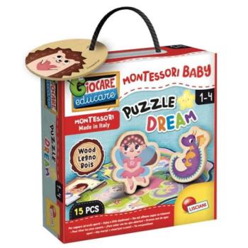 Montessori baby fa puzzle - Álom kép