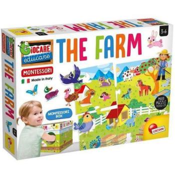 Montessori maxi farm puzzle kép