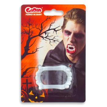 Műanyag vámpírfog - fehér kép