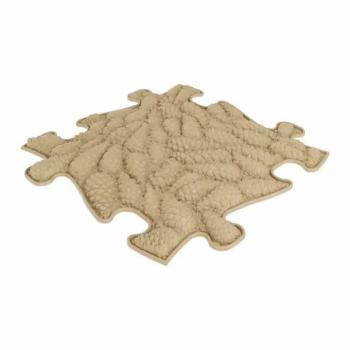 Muffik: Kemény Toboz kiegészítő darab szenzoros szőnyegekhez - bézs kép