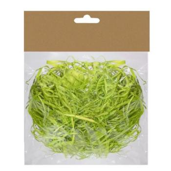 Műfű húsvéti dekorációhoz, zöld - 20 gramm kép