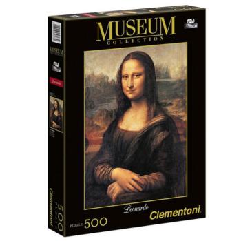 Museum Collection: Leonardo Da Vinci - Mona Lisa 500 db-os puzzle - Clementoni kép