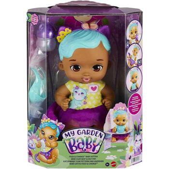 My Garden Baby: Édi-Bébi gondoskodás - Türkiz cica baba 30cm - Mattel kép