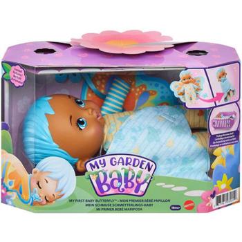 My Garden Baby: Édi-Bébi ölelnivaló kék pillangó baba 23cm - Mattel kép