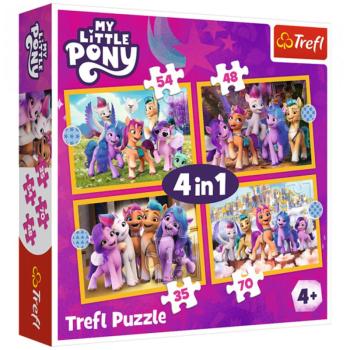 My Little Pony: Én kicsi pónim 4 az 1-ben puzzle - Trefl kép