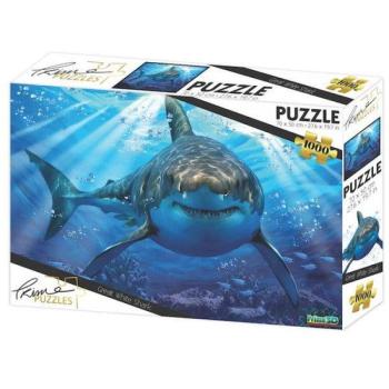 Nagy fehér cápa puzzle 1000 db-os kép