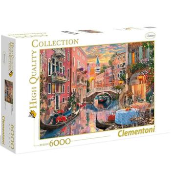 Naplemente Velencében HQC 6000db-os puzzle - Clementoni kép