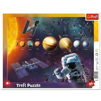 Naprendszer 25 db-os keretes puzzle - Trefl kép