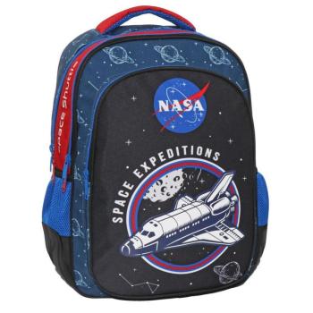 NASA Space Expeditions háromrekeszes iskolatáska, hátizsák 33x18x43cm kép