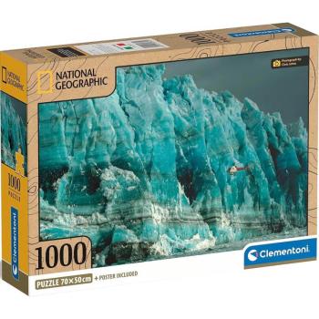 National Geographic - Hubbard gleccser 1000 db-os puzzle - Clementoni kép