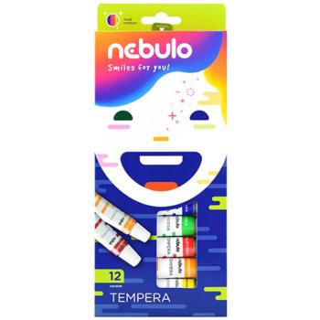 Nebulo: Színes tempera készlet 12ml 12db kép