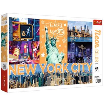 Neon Color Line: New York város 1000db-os puzzle - Trefl kép