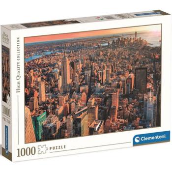 New York City naplemente HQC puzzle 1000db-os - Clementoni kép