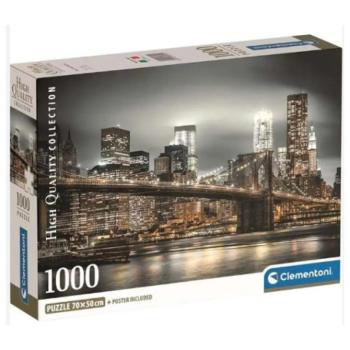 New York látkép HQC 1000db-os puzzle poszterrel - Clementoni kép