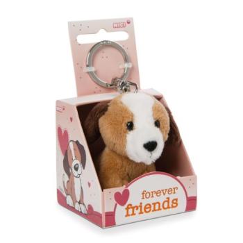 Nici: Kutya plüss kulcstartó Forever Friends feliratú dobozban - 6 cm kép