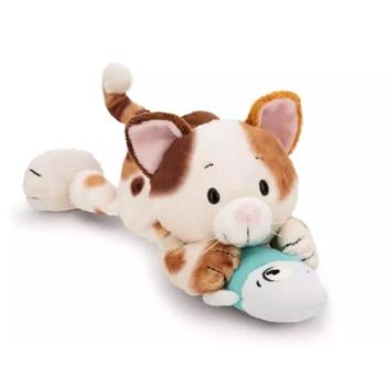 Nici: Plüss szerencsecica és hal, fekvő - 30 cm kép