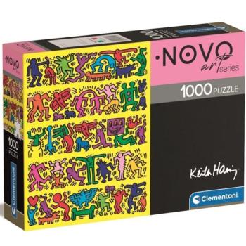 Novo Art: Keith Haring - Yellow Art 1000 db-os puzzle - Clementoni kép