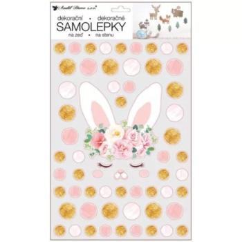 Nyuszi mintájú dekormatrica - 24 x 42 cm kép