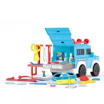 Orvosi játékautó készlet - 26 db-os kép