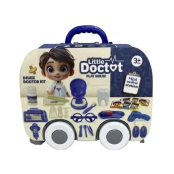 Orvosi készlet mini bőröndben kép