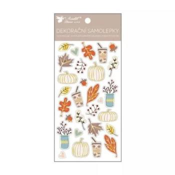 Őszi motívumos matrica - 11 x 22 cm kép