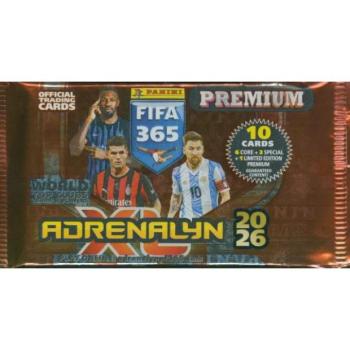 Panini FIFA 365 2026 Prémium kártya - 10 darabos kép