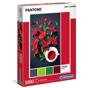 Pantone Hibiszkusz tea puzzle 1000db-os - Clementoni kép