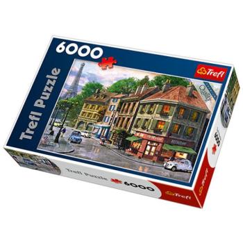 Párizs utcái 6000 db-os puzzle - Trefl kép